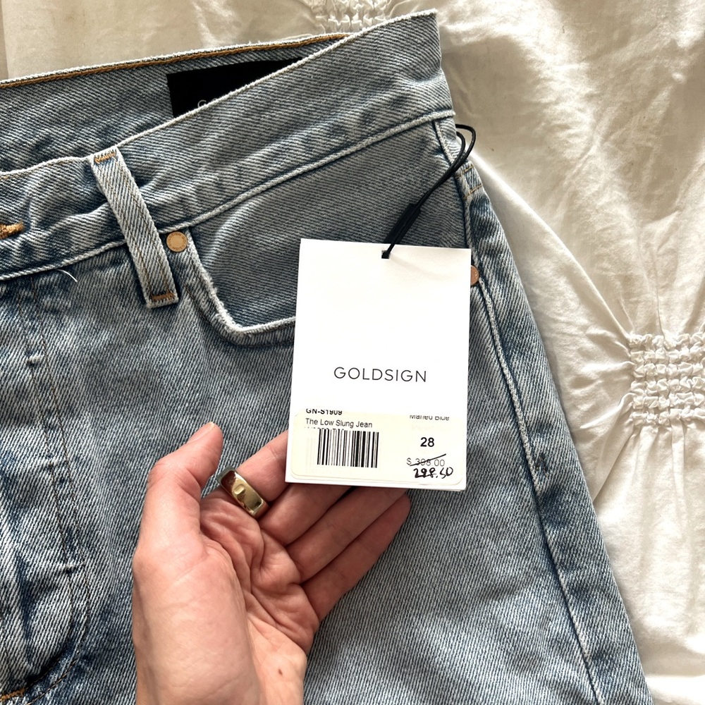 Goldsign brand new jeans with tags